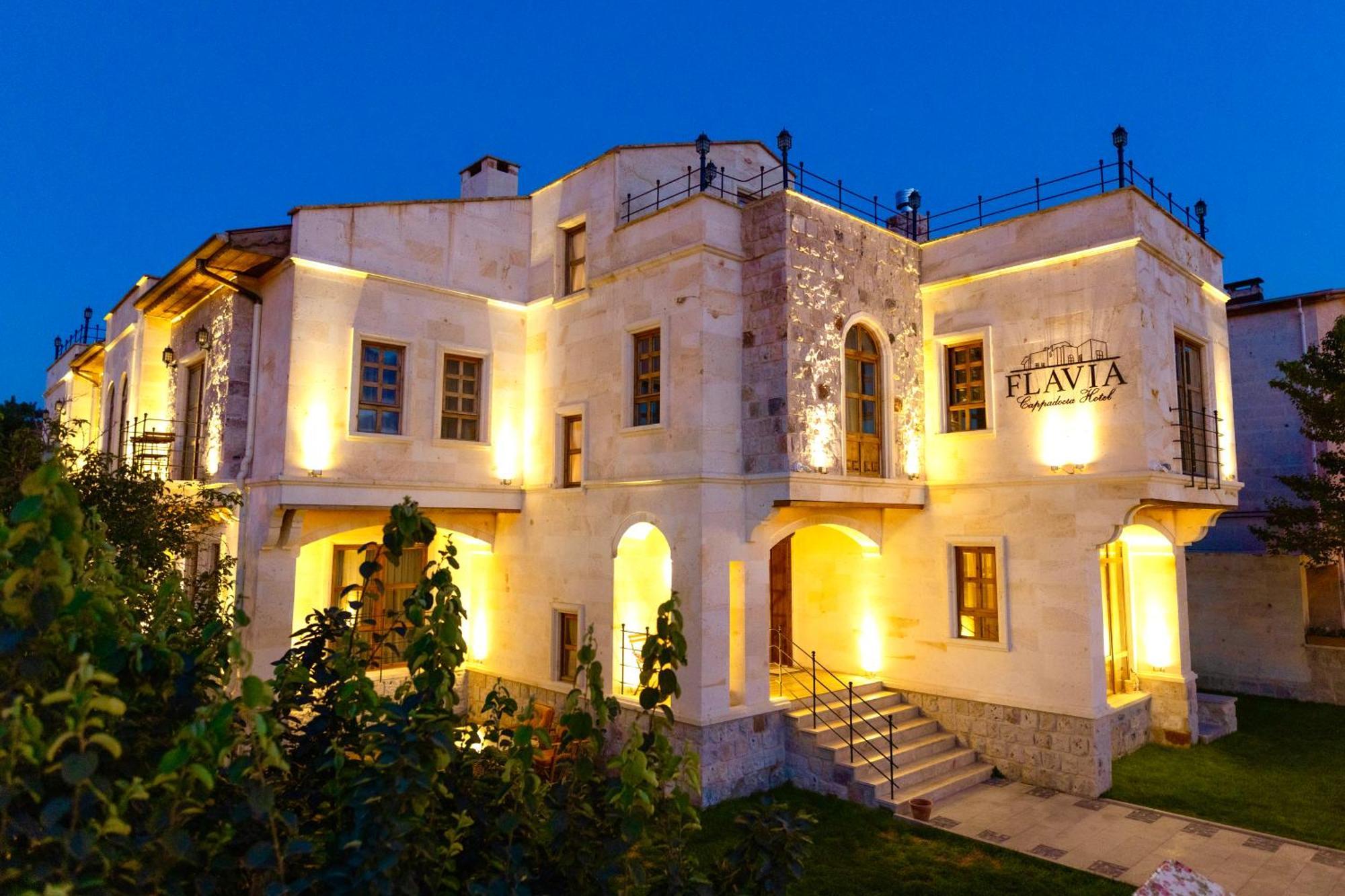 Flavia Cappadocia Hotel Üchisar Bagian luar foto
