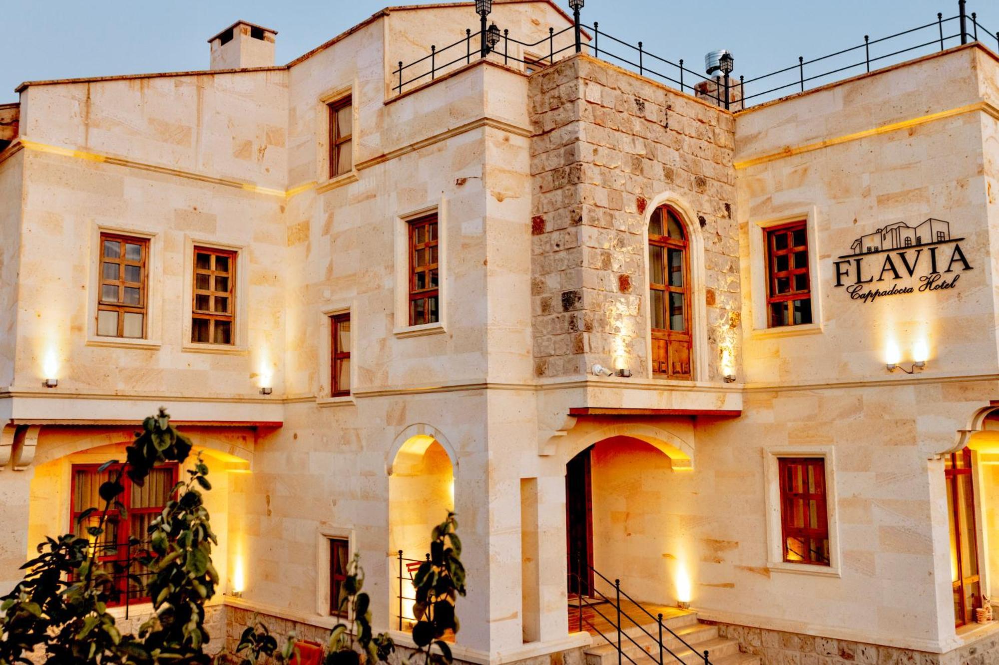 Flavia Cappadocia Hotel Üchisar Bagian luar foto